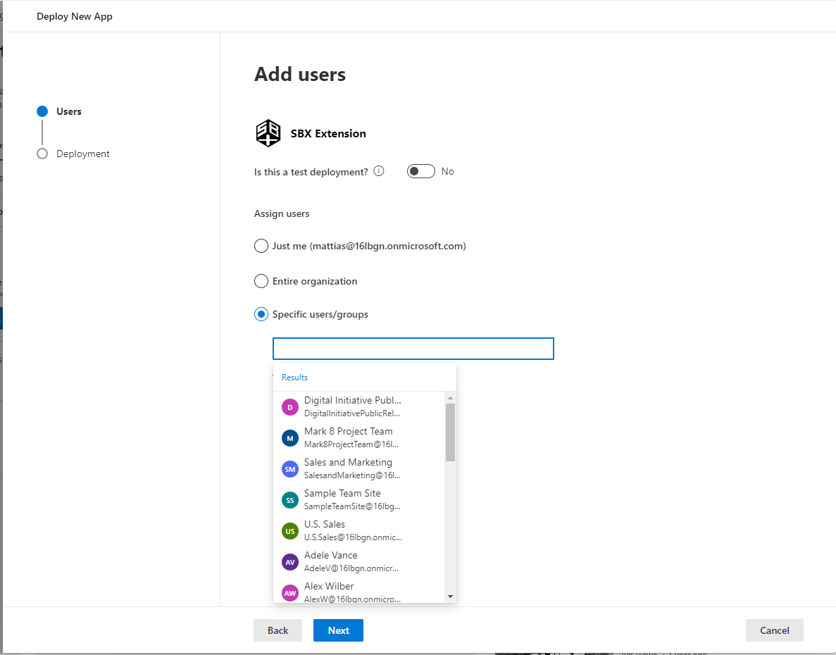 Add users