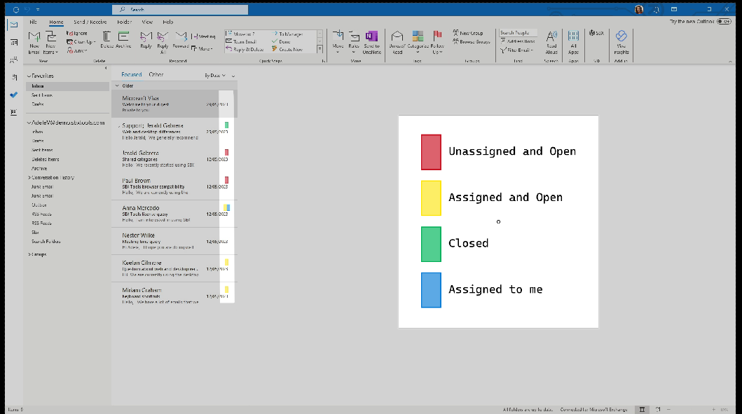 Category colors